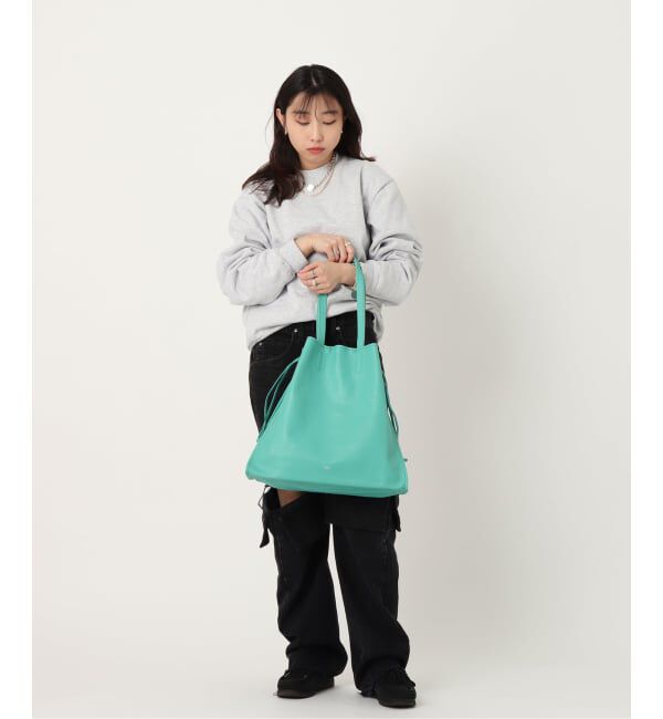  「【blancle/ ブランクレ】S.LETHER SQUEEZE BIG TOTE」|トートバッグ|