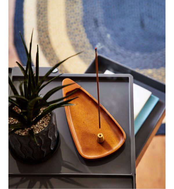 ACME「WOOD TRAY + INCENSE HOLDER SET　インセンスホルダー セット」|アロマ・ルームフレグランス|その他カラー K