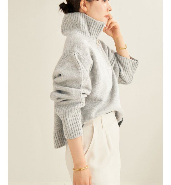 Plage「pooginook zip up ニット」|ニット・セーター|