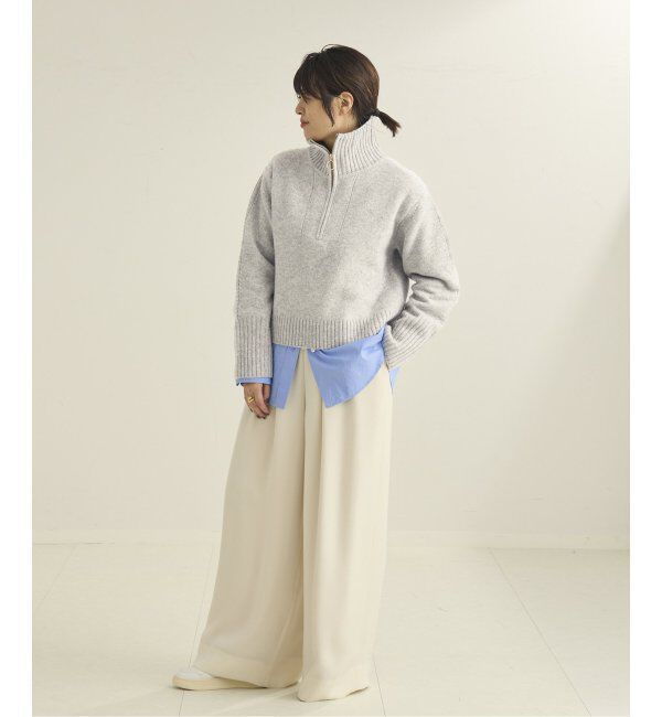 Plage「pooginook zip up ニット」|ニット・セーター|