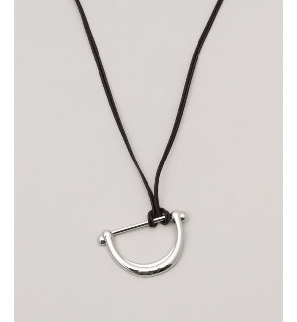 Plage「PROTAGONISTA / プロタゴニスタ BACKLE CHARM ネックレス」|ネックレス|シルバー