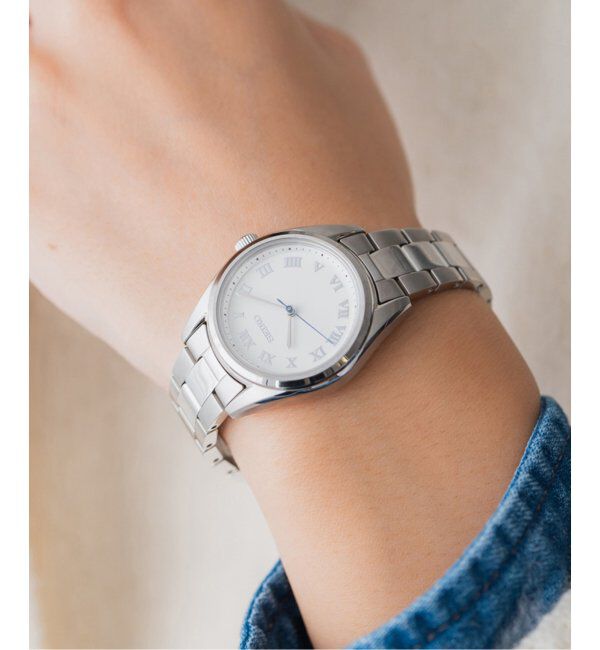 IENA「SEIKO/セイコー Exclusive IENAxHIROB 30mm White 【別注】」|腕時計|シルバー