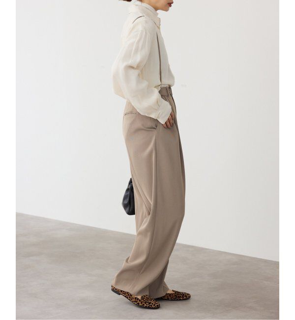 IENA「《追加2》サスペンダーツイルパンツ」|スラックス|