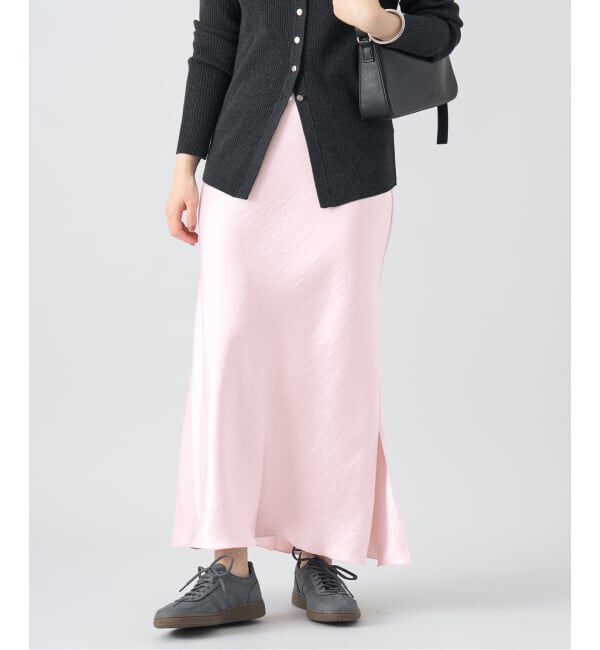IENA「《追加10》ダブルサテンスカート」|スカート|