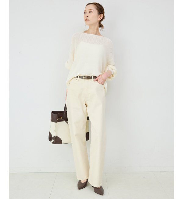 SLOBE IENA「《一部店舗・WEB限定カラーあり/追加5》LE DENIM ストレートパンツ」|デニム|