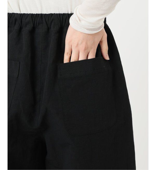 IENA LA BOUCLE「IENA LA BOUCLE コットンリネンスラブワイドパンツ」|その他|