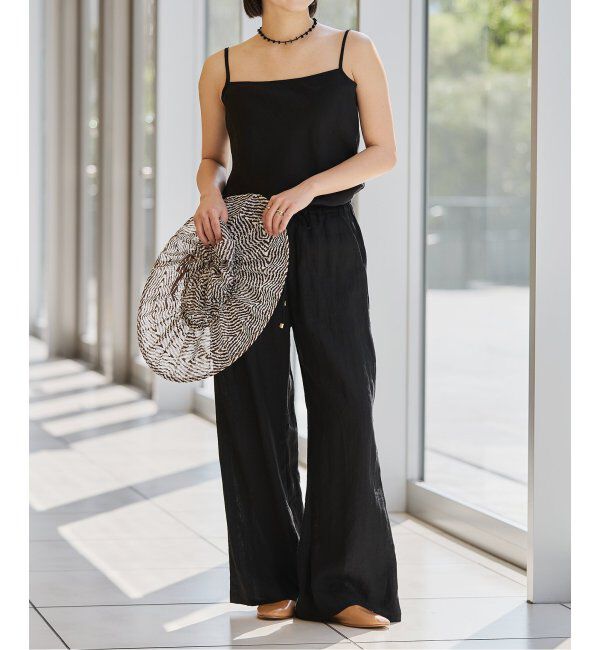 IENA LA BOUCLE「IENA LA BOUCLE リネンブロードイージーパンツ」|その他|