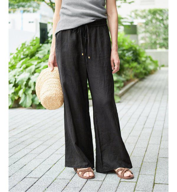 IENA LA BOUCLE「IENA LA BOUCLE リネンブロードイージーパンツ」|その他|