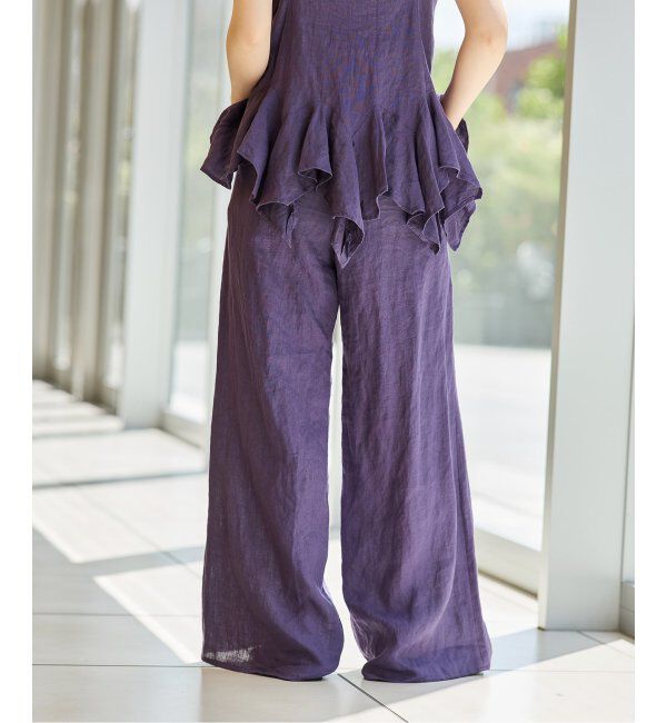 IENA LA BOUCLE「IENA LA BOUCLE リネンブロードイージーパンツ」|その他|
