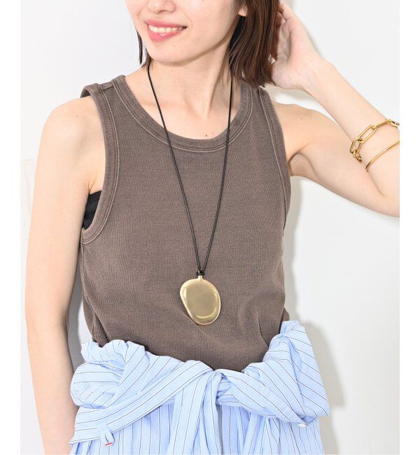 SLOBE IENA「コットンテレコアメスリ」|タンクトップ|