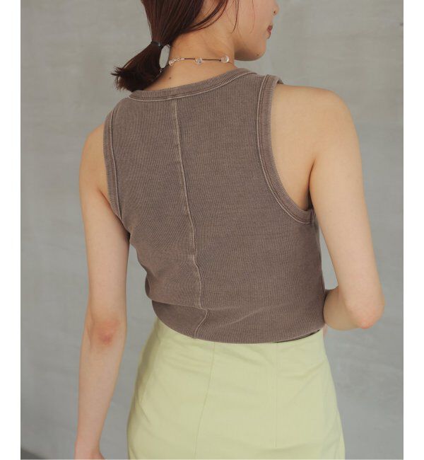 SLOBE IENA「コットンテレコアメスリ」|タンクトップ|