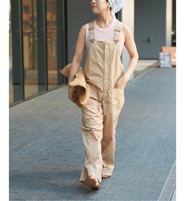 IENA LA BOUCLE「IENA LA BOUCLE 撥水ナイロンタフタオーバーオール」|オールインワン|