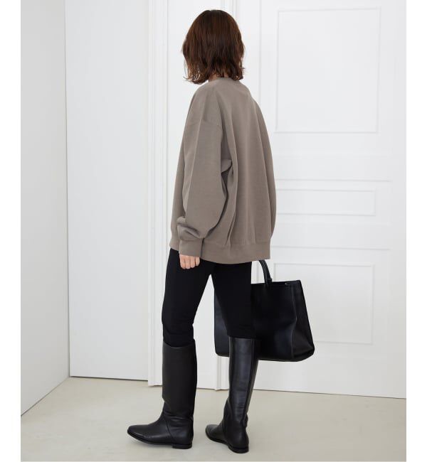 SLOBE IENA「《追加》ダブルフェイスジャージースナップカーディガン」|カーディガン|