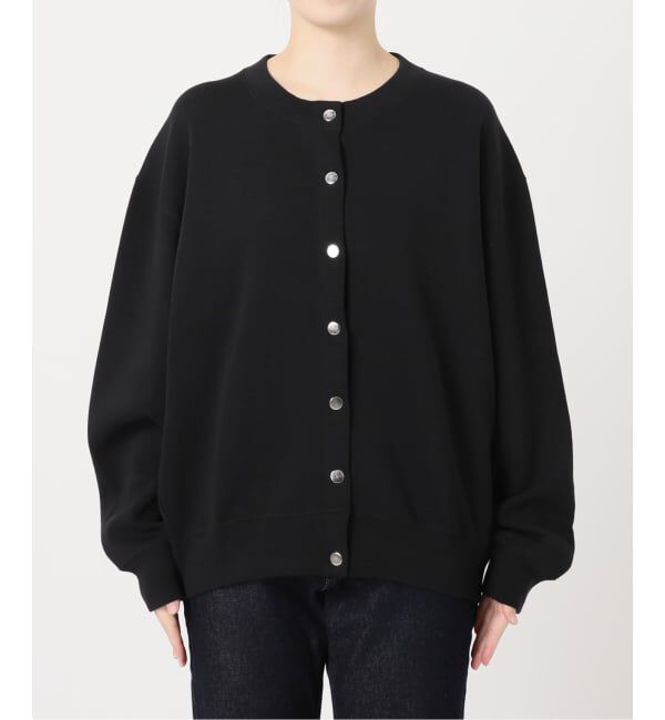 SLOBE IENA「《追加》ダブルフェイスジャージースナップカーディガン」|カーディガン|