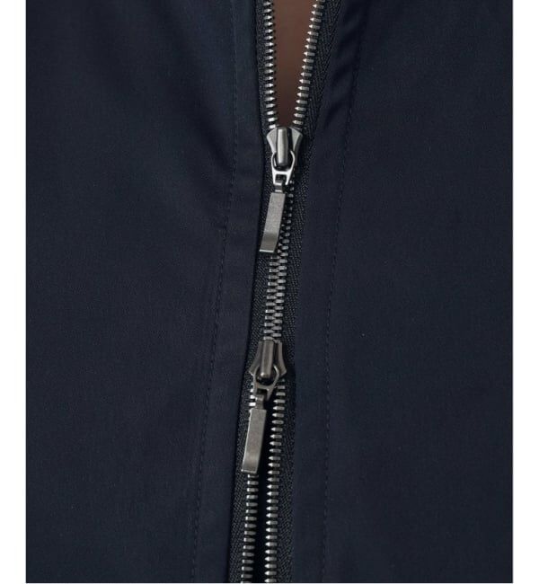 VERMEIL par iena「《追加》ノーカラーギャザーZIPブルゾン」|その他|