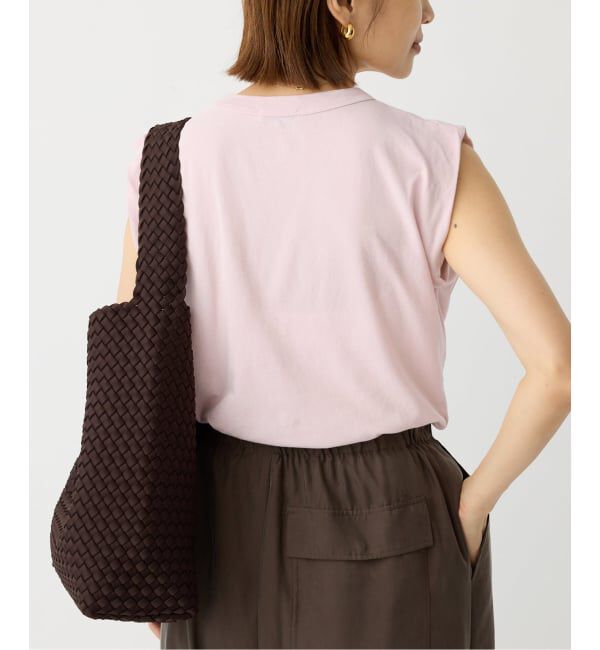 IENA「《追加》ATON/エイトン FRESCA SINGLE JERSEY ノースリーブ」|Tシャツ・カットソー|