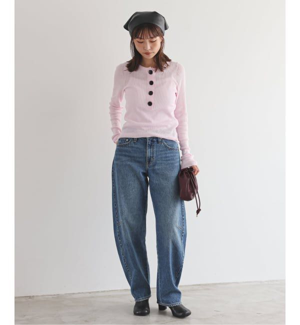 SLOBE IENA「Levi&rsquo;s/リーバイス SLOBE別注 BAGGY DAD BARREL デニムパンツ」|デニム|