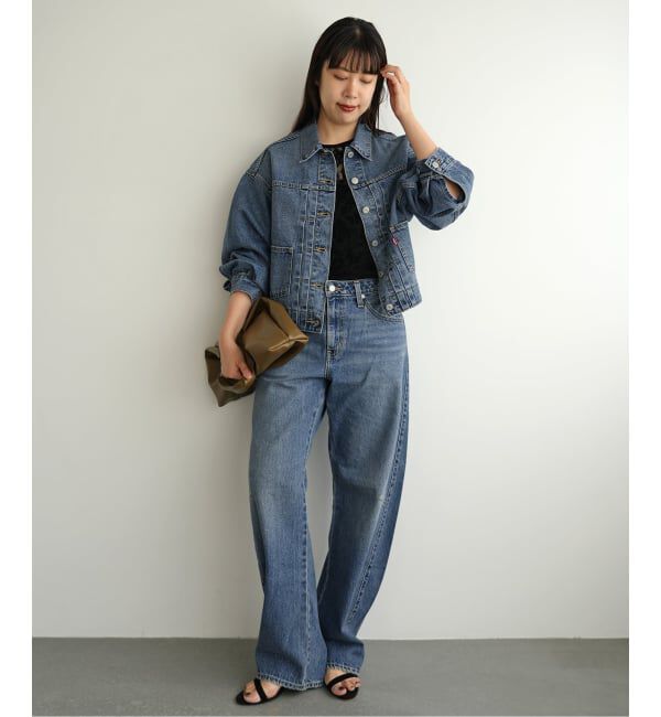 SLOBE IENA「Levi&rsquo;s/リーバイス SLOBE別注 BAGGY DAD BARREL デニムパンツ」|デニム|