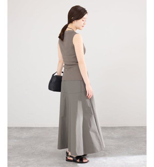 IENA「《予約》 ECOSPLASH リブボートネックプルオーバー」|ニット・セーター|