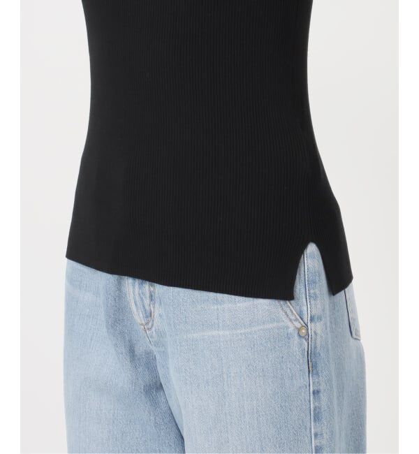 IENA「《予約》 ECOSPLASH リブボートネックプルオーバー」|ニット・セーター|