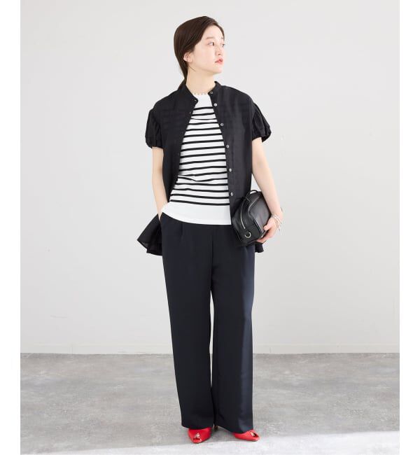 IENA「《予約》ウォッシャブルシルキーサテンイージーパンツ」|その他|