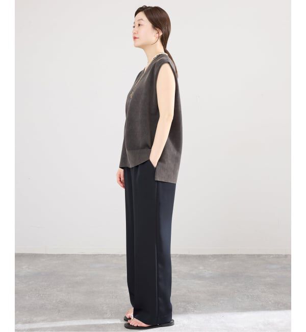 IENA「《予約》ウォッシャブルシルキーサテンイージーパンツ」|その他|