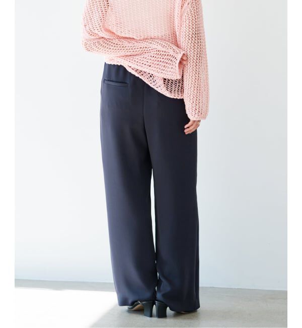 IENA「《予約》ウォッシャブルシルキーサテンイージーパンツ」|その他|