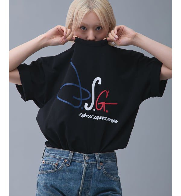 Paris Saint-Germain「【Futura &times; Paris Saint-Germain】グラフィックプリント Tシャツ」|Tシャツ・カットソー|ブラック