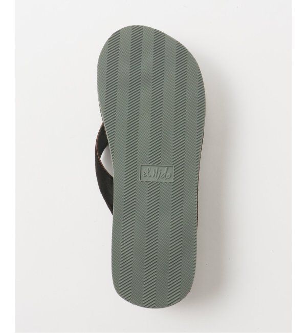 EDIFICE「EL NIDO FILIPS (エルニドフリップス) for BOUCLE ハラコヘアートングサンダ」|サンダル|