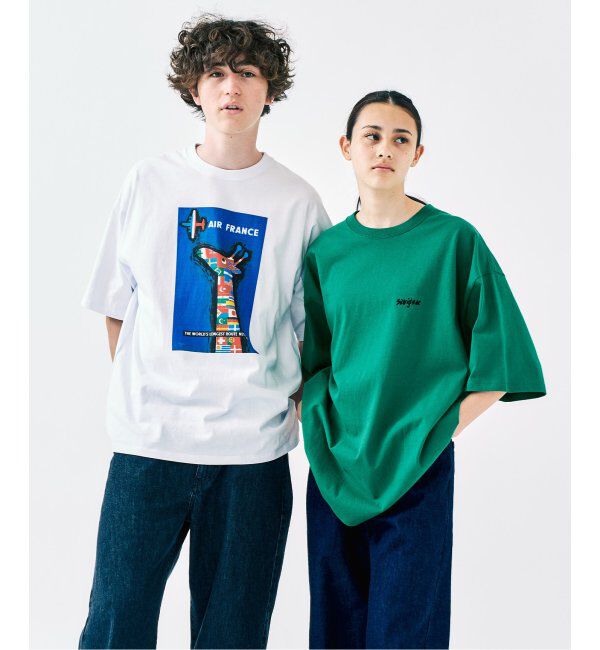 417 EDIFICE「SAVIGNAC サヴィニャック別注 French Company プリントTシャツ 1」|Tシャツ・カットソー|