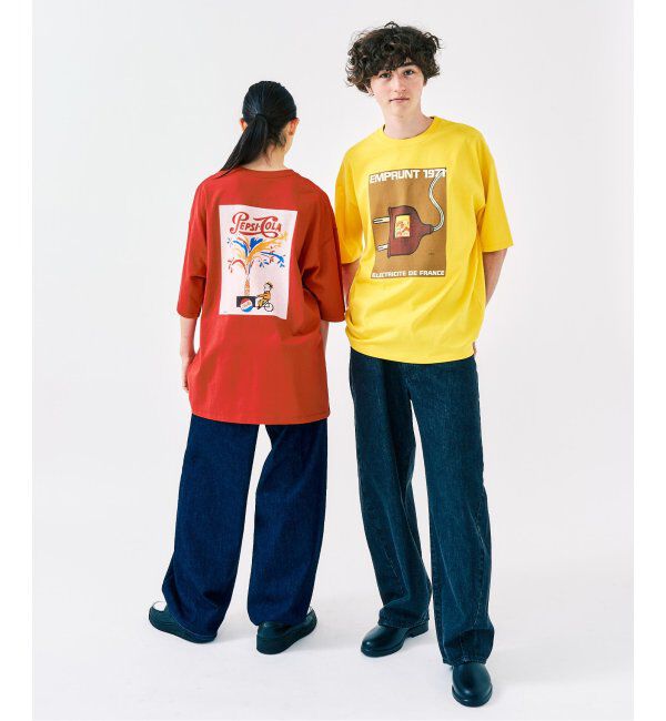 417 EDIFICE「SAVIGNAC サヴィニャック 別注 French Company プリントTシャツ 2」|Tシャツ・カットソー|