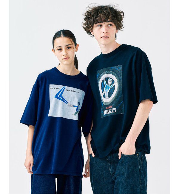 417 EDIFICE「SAVIGNAC サヴィニャック 別注 French Company プリントTシャツ 2」|Tシャツ・カットソー|