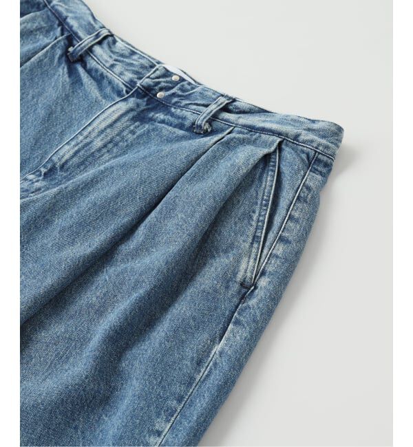 EDIFICE「TANAKA (タナカ) HAKAMA JEAN SHORTS」|デニム|