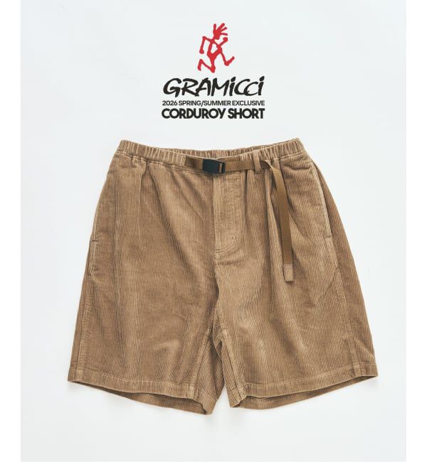 417 EDIFICE「Gramicci / グラミチ for 417 コーデュロイショートパンツ」|その他|ベージュ