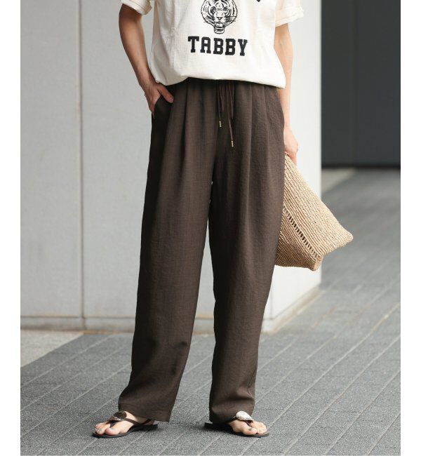 JOURNAL STANDARD relume「《追加》タンブラーブッチャーイージーパンツ」|スラックス|