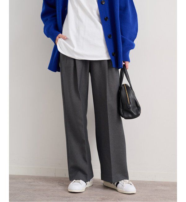 JOURNAL STANDARD relume「《追加》ウールライクタックギャザーパンツ」|スラックス|グレーA
