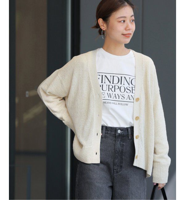 JOURNAL STANDARD relume「テープヤーンニュアンスVカーディガン」|カーディガン|