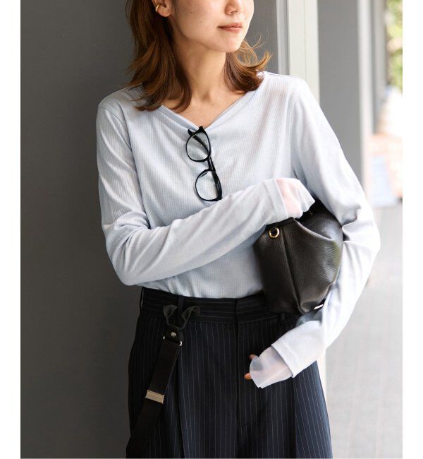 JOURNAL STANDARD relume「《追加/2枚セット》3WAYチュールレイヤード T」|Tシャツ・カットソー|サックスブルー