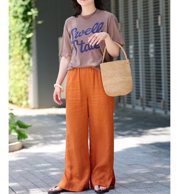 JOURNAL STANDARD relume「《追加2》麻スリットイージーパンツ」|その他|
