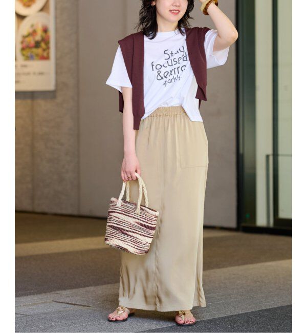 JOURNAL STANDARD relume「ヴィンテージサテンベイカースカート」|スカート|