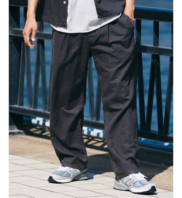 JOURNAL STANDARD relume「ヨーロピアンフラックス ガーメントダイ スクエアイージーパンツ」|その他|