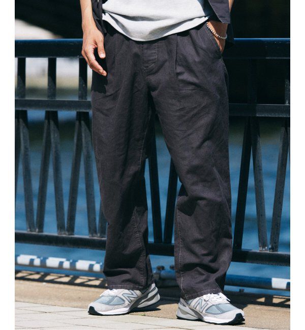 JOURNAL STANDARD relume「ヨーロピアンフラックス ガーメントダイ スクエアイージーパンツ」|その他|
