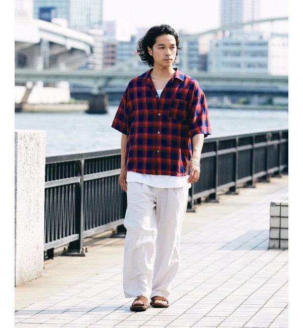 JOURNAL STANDARD relume「ヨーロピアンフラックス ガーメントダイ スクエアイージーパンツ」|その他|