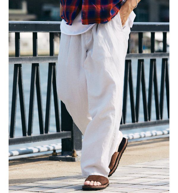 JOURNAL STANDARD relume「ヨーロピアンフラックス ガーメントダイ スクエアイージーパンツ」|その他|