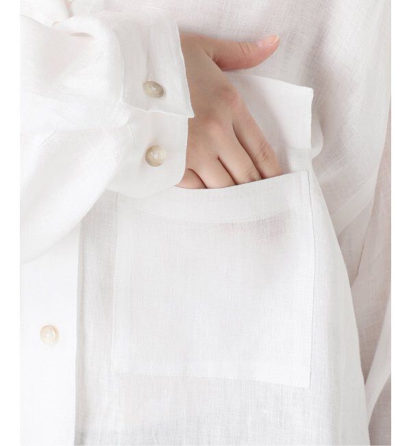JOURNAL STANDARD「《追加2》リネンレギュラーロールアップシャツ」|シャツ・ブラウス|