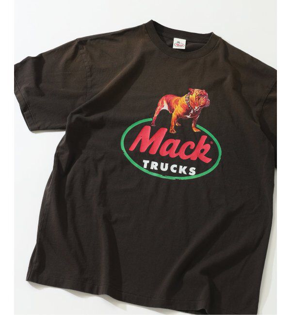 JOURNAL STANDARD relume「MACK TRUCKS / マック・トラックス 別注 フェード プリント Tシャツ」|Tシャツ・カットソー|ブラック