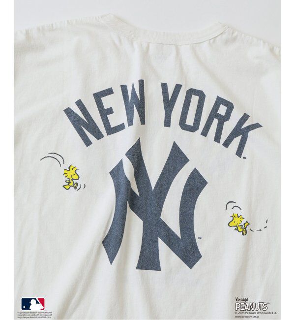 JOURNAL STANDARD relume「PEANUTS 別注 MLB ベースボール プリントTシャツ」|Tシャツ・カットソー|