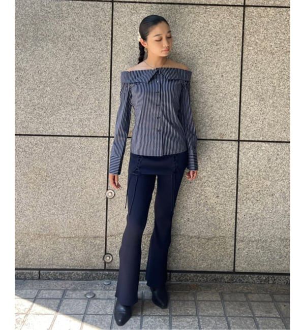 Oriens JOURNAL STANDARD「オフショルダーシャツ」|シャツ・ブラウス|