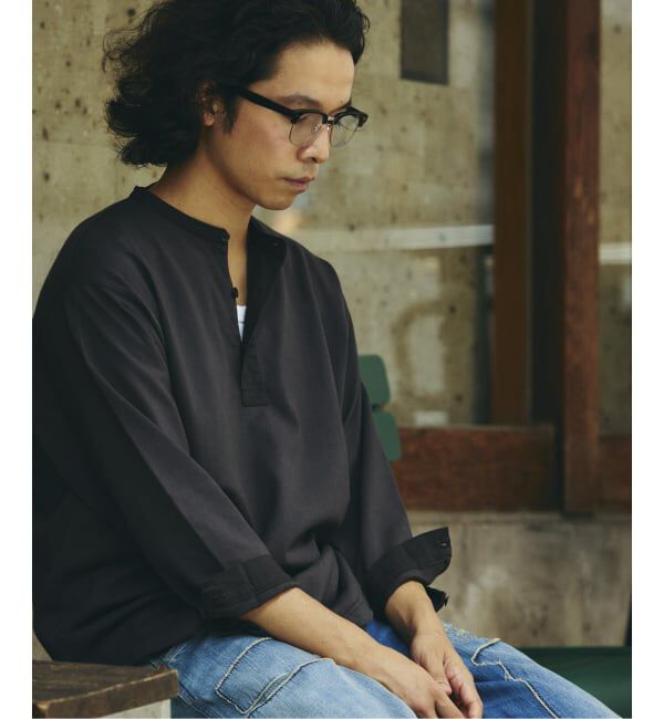 JOURNAL STANDARD relume「ガーメントダイ スリーピング ヘンリーネック Tシャツ」|Tシャツ・カットソー|