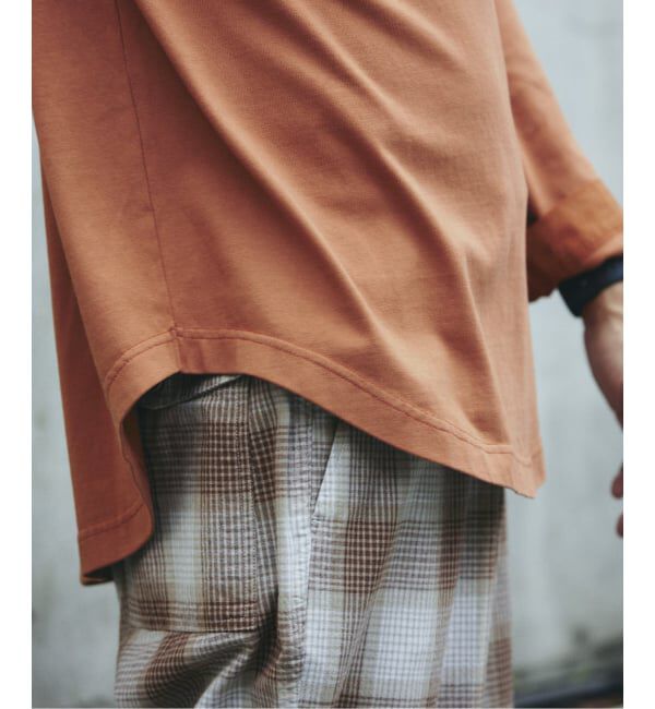 JOURNAL STANDARD relume「ガーメントダイ スリーピング ヘンリーネック Tシャツ」|Tシャツ・カットソー|